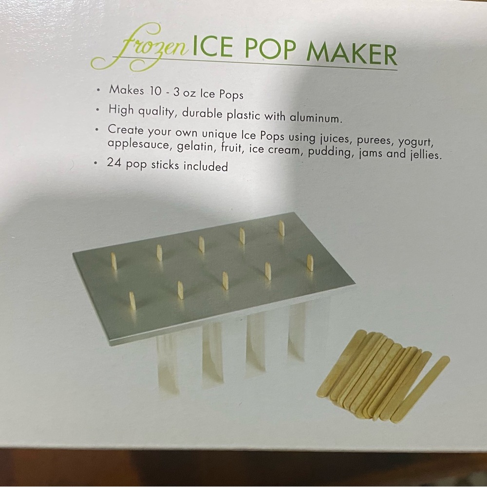 Frozen Ice Pop Maker with Sticks